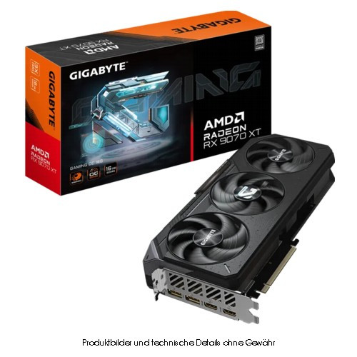 Gigabyte Radeon RX 9070 XT GAMING OC 16G