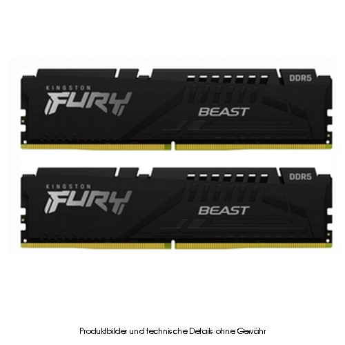 Kingston Fury Beast 16GB (2x 8GB) DDR5 5600 CL40 PC5-44800