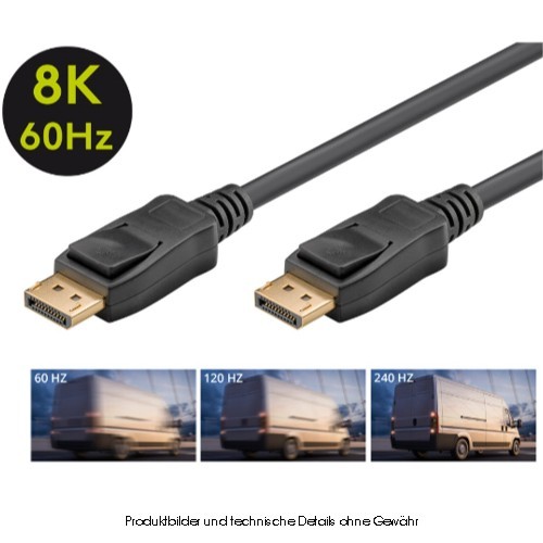 DisplayPort Kabel St/St, 2m 1.4