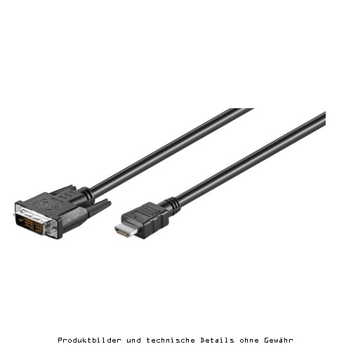DVI auf HDMI Adapterkabel 5m