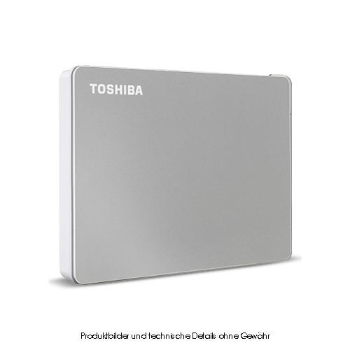 Toshiba Canvio Flex 6,4cm, 4TB, Silber, USB 3