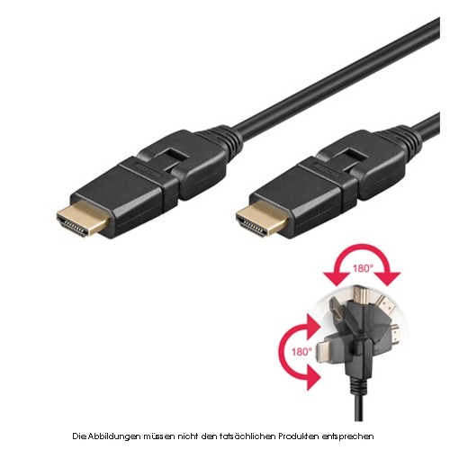 HDMI Kabel HiSpeed G-360° 2,0m