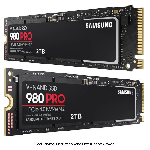 Samsung 980 PRO MZ-V8P2T0BW 2000GB PCIe 4.0