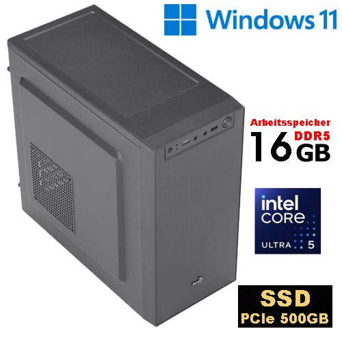 BWZ Office-PC-Ultra 5-245/500GB NVMe/16GB/H810M/Win11P