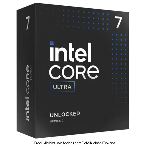 Intel Core Ultra 7 270K Plus 8+16 Kerne 3,7-5,5 GHz Box