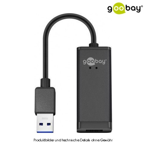 Goobay USB 3.0 A - Gigabit LAN RJ45
