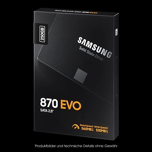 Samsung 870 Evo Series 250GB SSD SATA3