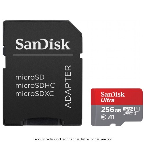 SanDisk Ultra 256GB microSDXC Card UHS-I