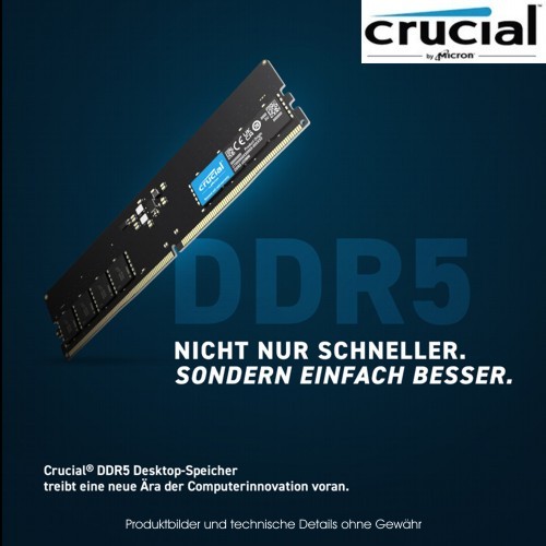 Crucial 8GB DDR5 4800 CL40 PC5-38400