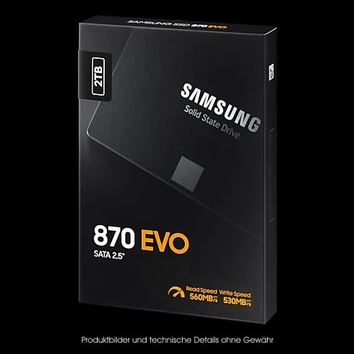 Samsung 870 Evo Series 2000GB SSD SATA3