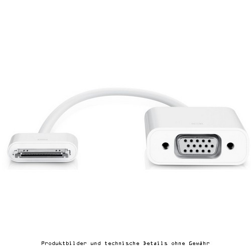 APPLE DOCK CONNECTOR TO VGA