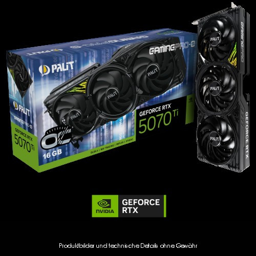 Palit RTX5070 TI GamingPro-S OC,16GB, PCI-E 5.0,3 xDP,HDMI