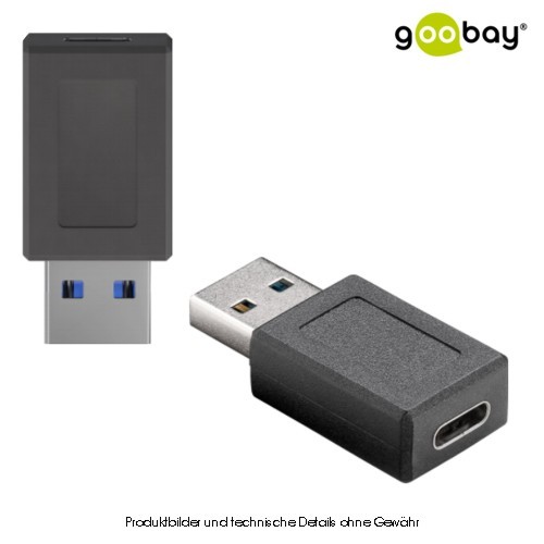 USB-C Adapter - Buchse auf USB-A 3.0 Stecker