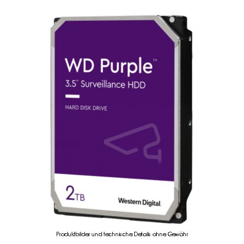 WD Purple WD 23PURZ 2TB 6Gb/s CMR