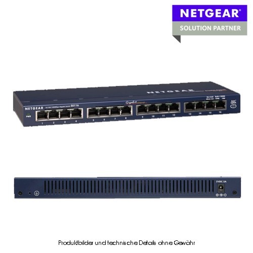 Netgear GS116PP 16x 10/100/1000 (POE+) unmanaged