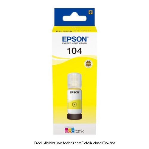Epson EcoTank 104 - 65 ml - Yellow - original